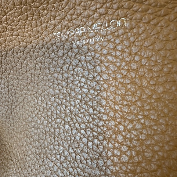 Tamara Mellon Vitello Kiss Handbag in Brown - Picture 6 of 7